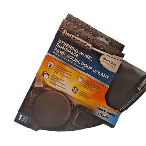 WeatherPro Steering Wheel Sunshade Cover 18" x 18" Universal Fit Car Truck